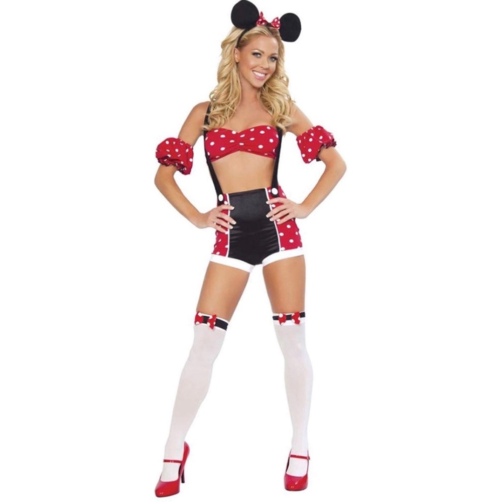Sexy Minnie Mouse Pinup Costume